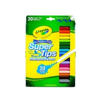 Crayola Super Tips Washable Markers for Kids 20 Pack (CRA58-8106)