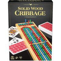 Cardinal Classics Solid Wood Cribbage Folding Gameboard 2-4 Players (CRI339367)