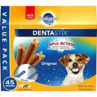 Pedigree Dog Treats Dentastix Small Breed Oral Care 4 x 28 Pack 