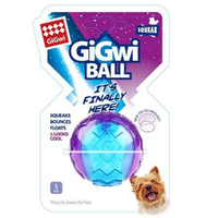 Gigwi Transparent Dog Squeaker Ball Toy Medium Pack