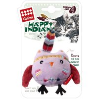 Gigwi Happy Indians Melody Chaser Owl Interactive Cat Toy