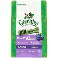Greenies Blueberry Flavour Large Dogs Dental Treats 22-45kg 340g