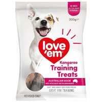 Love Em Dog Food Kangaroo Training Mini Treats 200g