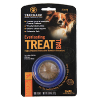 Starmark Everlasting Treat Ball Dog Chew Toy Small