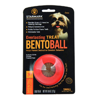 Starmark Everlasting Treat Bento Ball Dog Chew Toy Small