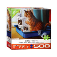 Eurographics Kitty Throne Family Jigsaw Puzzle Large 500 Pieces (EUR55452)