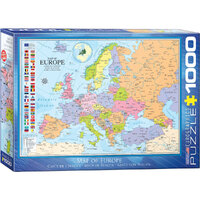 Eurographics Map of Europe Jigsaw Puzzle 1000 Pieces (EUR60789)