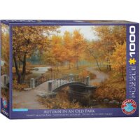 Eurographics Autumn in an Old Park Jigsaw Puzzle 1000 Pieces (EUR60979)