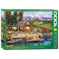 Eurographics Grand Teton Cabin Jigsaw Puzzle 1000 Pieces (EUR65726)