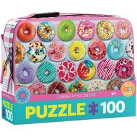 Eurographics Kids Donuts Lunch Bag Jigsaw Puzzle 100 Pieces (EUR65825)