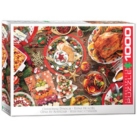 Eurographics Christmas Dinner Jigsaw Puzzle 1000 Pieces (EUR65829)