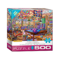 Eurographics The Quilt Workshop Jigsaw Puzzle Large 500 Pieces (EUR65859)