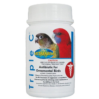 Vetafarm Triple C Broad Spectrum Antibiotic for Ornamental Birds 25g 