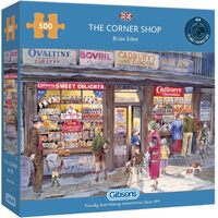 Gibsons The Corner Shop by Brian Eden Jigsaw Puzzle 500 Pieces (GIB008579)