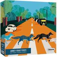 Gibsons Abbey Road Foxes Jigsaw Puzzle 500 Pieces (GIB036053)