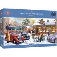 Gibsons Christmas Eve at the Station Jigsaw Puzzle 636 Pieces (GIB040517)