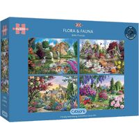 Gibsons Flora & Fauna by John Francis Jigsaw Puzzles 4 x 500pcs (GIB050257)