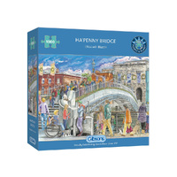 Gibsons Ha Penny Bridge by Elizabeth Blustin Jigsaw Puzzle 1000pcs (GIB063509)