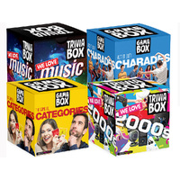 Imgination Games GameBox/TriviaBox 2+ Players Ages 12+ Assorted x12 (IMA01534)