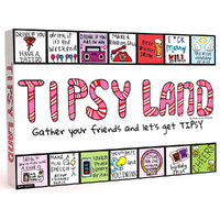 Imgination Games Tipsy Land Drinking Game 2-8 Players Ages 21+ (IMA02246)