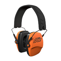 ISOtunes Defy Slim Passive Earmuffs Hearing Protection Orange (IT-79)