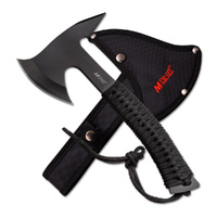 MTech USA Black Paracord Hatchet incl Nylon Sheath 228mm (K-MT-629)