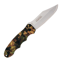 Ontario Camo Clip Point Hunting Knife w/ Sheath 229mm (K-ON8853)