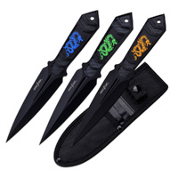 Perfect Point Dragon Throwing Knives incl Nylon Sheath 3pcs (K-PP-133-3)