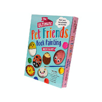 Lake Press The Ultimate Pet Friends Rock Painting Book & Kit (LAK219538)