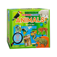 Lake Press Explore & Learn Animals Book & Set for Children (LAK222842)