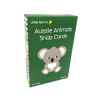 Lake Press Little Genius Aussie Animals Snap Cards for Ages 3+ (LAK225935)