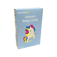 Lake Press Little Genius Unicorn Snap Cards for Ages 3+ (LAK225966)