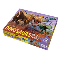 Lake Press Dinosaurs Book & Jigsaw Puzzle 252 Pieces (LAK231547)