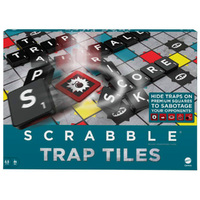 Mattel Scrabble Trap Tiles Game 2-4 Players Ages 10+ (MAT085415)