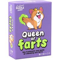 Professor Puzzle Queen of Farts Flatulent Card Game 3-6 Players (PRO244035)