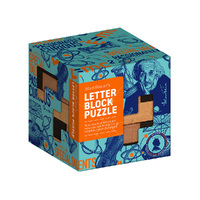 Professor Puzzle Albert Einsteins Letter Block Brain Teaser Puzzle (PRO245544)