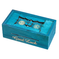 Philos Secret Box Good Luck Plywood Brain Teaser Puzzle (PZ055278)