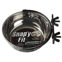 Midwest Pets Snapy Fit Stainless Steel Rust Resistant Bowl 1L 