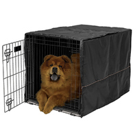 Midwest Dog Washable Crate Cover Durable Polyester Black 36" 90cm 