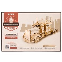 Rokr Classical Heavy Truck Scale Model 3D Wooden Puzzle MC502 (ROB110609)