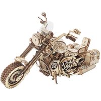 Rokr Cruiser Motorcycle Mechanical Gears LK504 3D Wooden Puzzle (ROB117011)