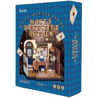 Robotime Rolife Moses Detective DIY Miniature House Kit DG157 (ROB118230)