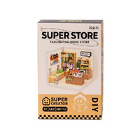 Robotime Rolife DIY Super Store Fascinating Book Store 3D Kit (ROB118643)