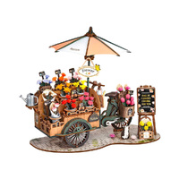 Robotime Rolife Blossom Cart DIY Miniature House Kit TGS03 187pcs (ROB121148)