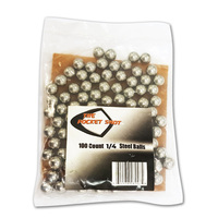 Pocket Shot Steel Pellets 1/4 Inch 100 Pack (S-8246)