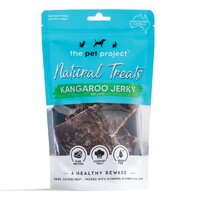 The Pet Project Natural Treats Kangaroo Jerky Dog Gourmet Treat 100g