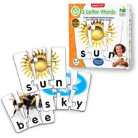 The Learning Journey Match It 3 Letter Words for Ages 4-7 (UGLJ113653)