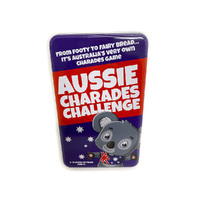 University Games Aussie Charade Challenge Card Game in Tin (UNI001726)