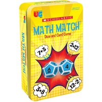 University Games Scholastic Math Match Dice & Card Game 1-4 Players (UNI00709)