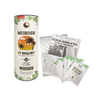 Lagoon Murder in Malibu Mystery Dinner Party Game 6-8 Players (UNI086305)